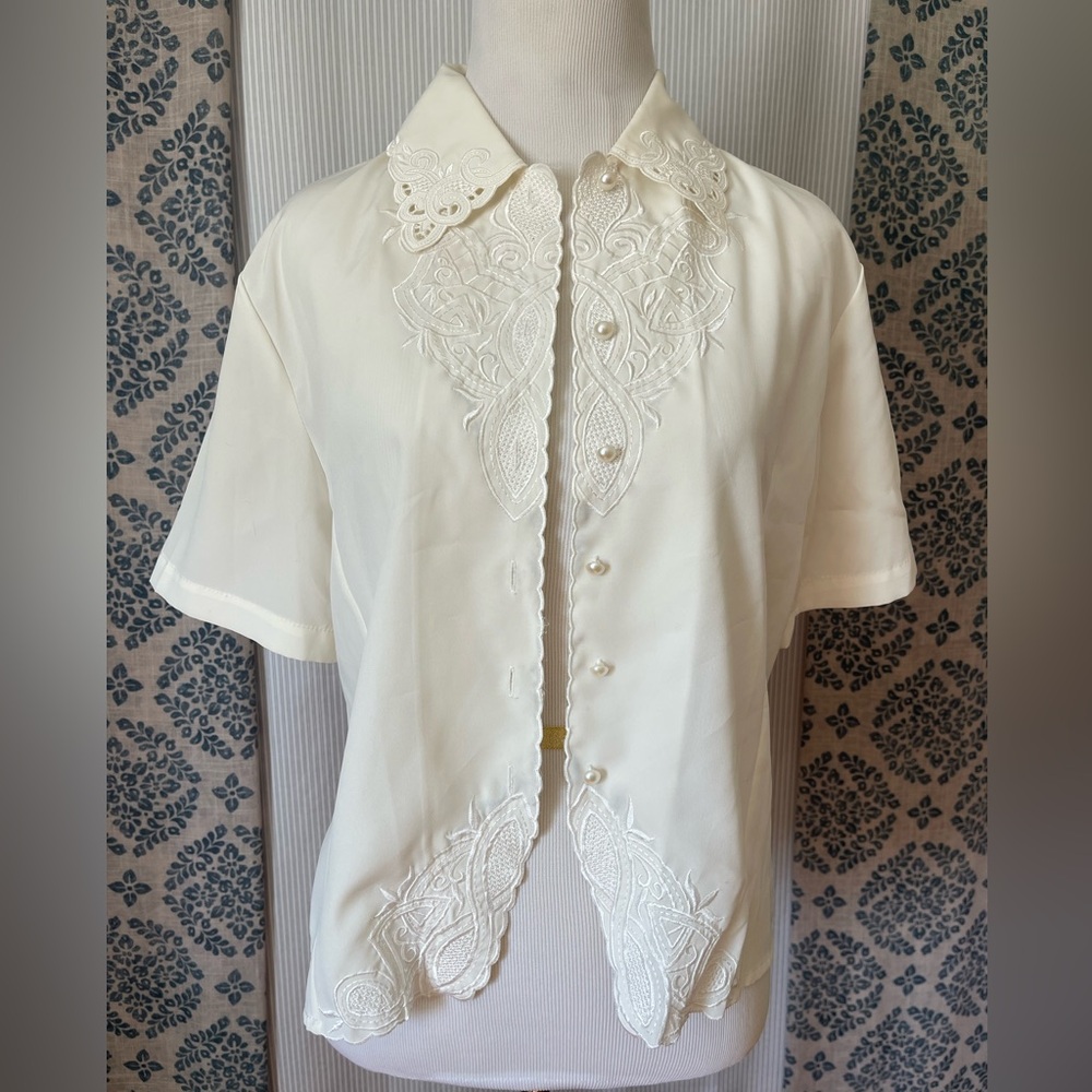 80’s button up short sleeve shirt